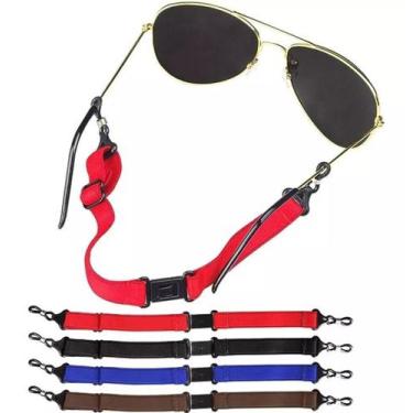 Imagem de Cordão Regulável Óculos Infantil/Adulto Marrom (04 Un.) - Mola Md 210 