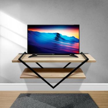 Imagem de Hack suspenso estilo industrial com design elegante e moderno com ferr