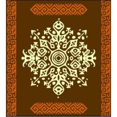 Imagem de Kit De Bordar Completo: Tela Pintada Talagarça + Lã + Agulha  +  Manua
