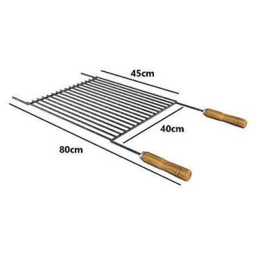 Imagem de Grelha uruguaia Esmaltada 1920 - Qualinox