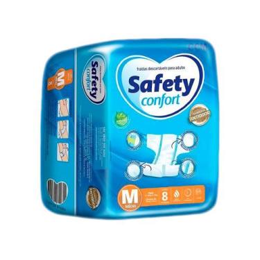 Imagem de Fralda Geriátrica Safety Confort Tamanho M 8 Unidades