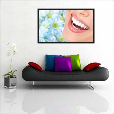 Imagem de Quadro Decorativo Consultórios Odontologia Dentista Dentes Sorriso Est