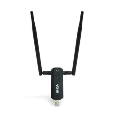 Imagem de Adaptador USB ALFA AWUS036AXM WiFi 6E USB 3.0, AXE3000 Tri-Band 6Ghz/5,8GHz/2,4GHz, velocidade Gigabit sem fio (até 3 Gbps)