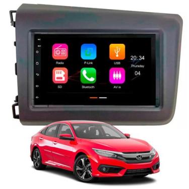 Imagem de Central Multimídia 7 Polegadas MP5/BT CarPlay Android Auto + Moldura C