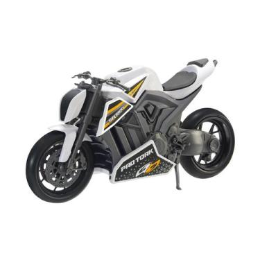 Imagem de Moto De Brinquedo Sport Pro Tork Com Pneus De Borracha - Usual Brinque
