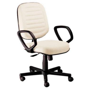 Imagem de Cadeira Diretor Gomada com Braços Linha Blenda Bege - Design Office Mó