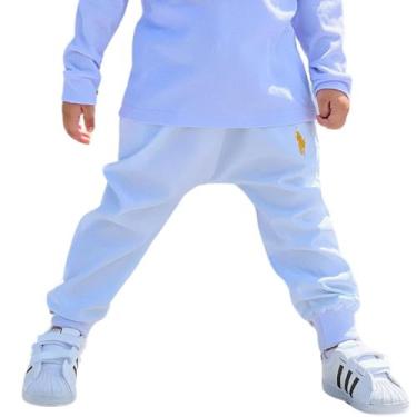 Imagem de Calça Jeans Bebê Infantil Branca Maternidade Roupa Batizado - Patrulha