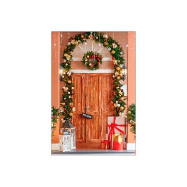 Imagem de Painel De Festa Vertical 1,50 x 2,20 - Árvore de Natal Brilhante 005 -