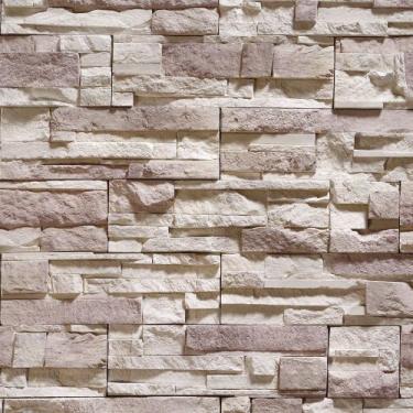 Imagem de Papel de parede pedras canjiquinha palito em Tons de Branco E  Cinza 1