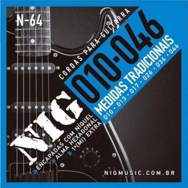 Imagem de Encordoamento de Guitarra 010 Nig N64