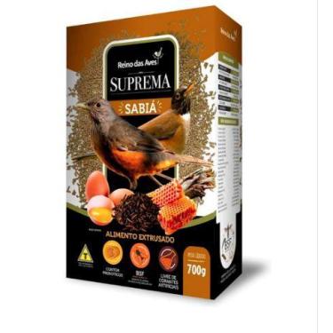 Imagem de Ração Suprema Sabiá - 700g - Reino das Aves
