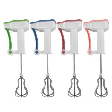 Imagem de Batedor De Ovo Semi Automático Misturador Manual Agitador Leite Suco B