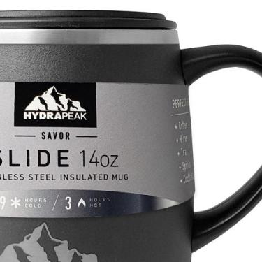 Imagem de Caneca Termica Hydrapeak HP-SLIDE-14-Graphite 414ML Graphite