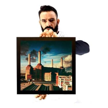 Imagem de Lindo Quadro Decorativo Capa Disco Animals Do Pink Floyd - Fanarte