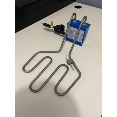 Imagem de Resistencia Tacho Fritador 20 Litros Potencia 5000w Zepper, 110V, Azul