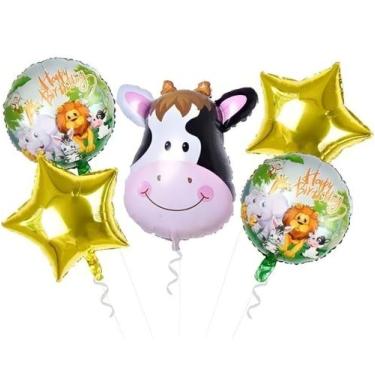 Imagem de Kit balão Safari vaca - Ponto das festas 