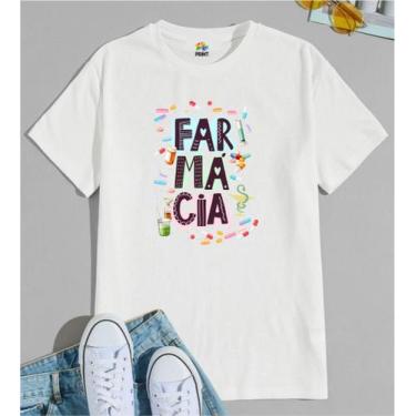 Imagem de Camiseta Adulto Farmácia Est. Pan Profissões - Profissão   Zlprint, P