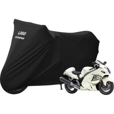Imagem de Capa Para Moto Suzuki Hayabusa De Tecido Helanca Lycra - Mz, Preta