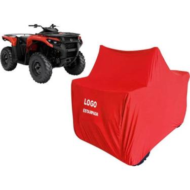 Imagem de Capa Protege Pintura Quadriciclo Can-Am Outlander 500 2WS - Mz, Vermel