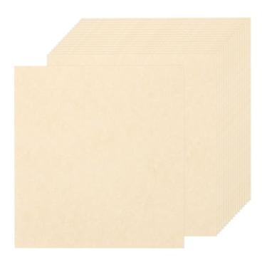 Imagem de Rebower 25 folhas de papel pergaminho envelhecido 90 g/m², folha de papel vintage, [para certificado, convite, envelope] - 21 x 28 cm/marrom escuro