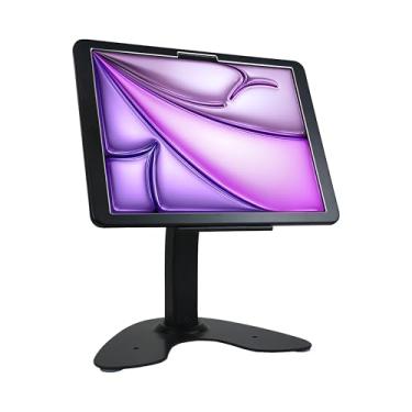 Imagem de DDSHOW Suporte de quiosque antifurto de mesa com compartimento de bloqueio para iPad Air de 13 polegadas (M2) 2024, excluindo iPad Pro (M4) de 13 polegadas 2024, rotação de 360° (preto)