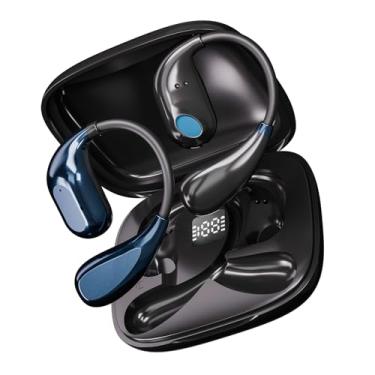 Imagem de Fones de ouvido tradutores em tempo real - Fone de ouvido de tradução de IA bidirecional em 150 idiomas com suporte gratuito para aplicativo, cancelamento de ruído ENC e tempo de reprodução 10H para