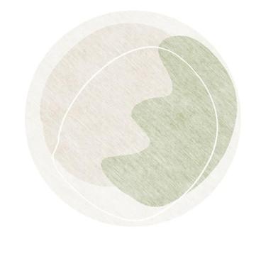 Imagem de Tapete redondo de veludo de cristal fácil de cuidar para quarto, cama, cobertor, sofá, mesa de centro, decoração para casa, SJR, 5,160 cm, 63 polegadas