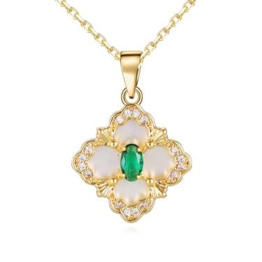 Imagem de ZPMMPZ Colar Boho Feminino Longo Ajustável Longo Boho Sweather Colares Artesanais Hippie Neckalce, Latão, Quartzo