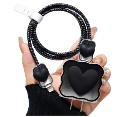 Imagem de Protetor de cabo faça você mesmo, carregador, protetor de fio, 5 em 1, cabo de dados 18W/20W, carregador USB-C, capa protetora de linha compatível com iPhone 11, 12, 13, 14, 15 Pro Max, excluindo