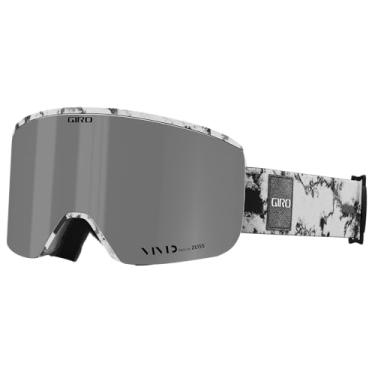 Imagem de Giro Óculos de esqui Axis – Óculos de snowboard para homens e mulheres – Alça branca/escura com ônix vívido/lentes infravermelhas vívidas