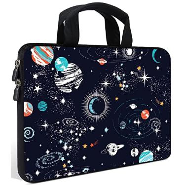 Imagem de AMARY 14 15 15.4 15.4 15.6 polegadas bolsa de laptop capa de neoprene capa de viagem macia para Dell Lenovo Toshiba HP Chromebook ASUS Acer (Galaxy)