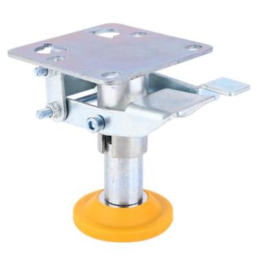 Imagem de Trava de Piso, Freio de Carrinho Galvanizado de Ferro Com Almofada de TPU, Carga de 100 Kg, para Uso de Carrinho de Carrinho (X-75-32-3)