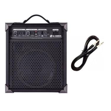 Imagem de Caixa Amplificada Multiuso Guitarra/Microfone LX60 - 15w RMS CABO P10 