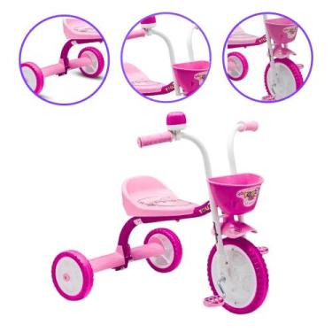 Imagem de Triciclo Motoca Modelo You 3 Girl Rosa Linda Meninas com muita seguran