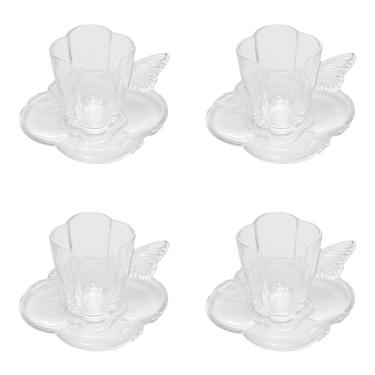 Imagem de Conjunto com 4 Xícaras e Pires para Café Wolff Butterfly – 80ml