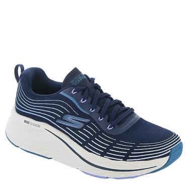 Imagem de Skechers Tênis feminino Max Cushion Elite 2.0, Azul-marinho/azul-petróleo, 8.5