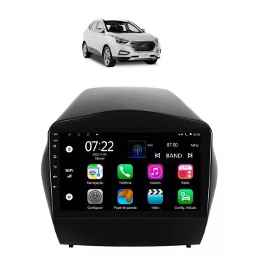 Imagem de Kit Multimídia IX35 2010 / 2023 GL GLS 9 Pol Android Carplay Gps 2/32GB - 915BR ROADSTAR