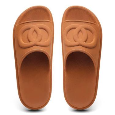 Imagem de Sandália feminina Papete tamanco  chinelo de dedo feminino casual leve