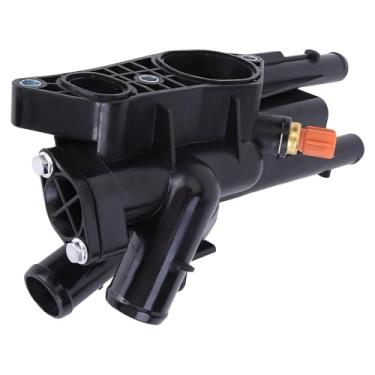 Imagem de moseiny 25600-2G010 Conjunto de caixa de termostato de refrigeração compatível com Kia Forte SX EX Forte Koup LX 2.0L 2.4L 2010-2013 Caixa de termostato de saída de água de arrefecimento 2010 2011