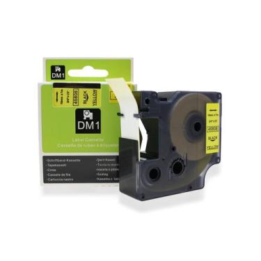 Imagem de Fita Refil Compatível D1 45808 Amarela 19mm p/ Rotulador Dymo LM420P L