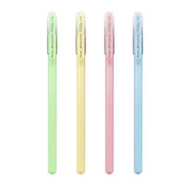 Imagem de Kit 4 Caneta Gel Hybrid Milk 0.8mm Tom Pastel Pentel