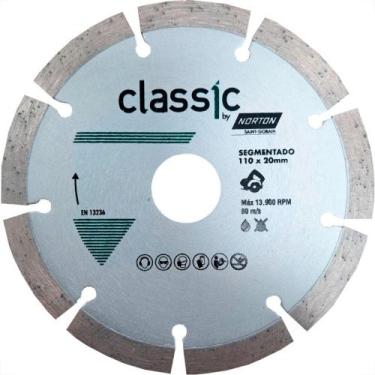 Imagem de Disco Diamantado Norton Classic Segmentado Concreto 110X20Mm