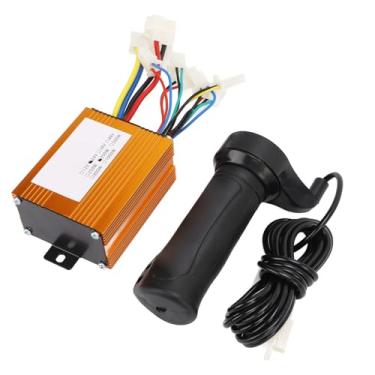 Imagem de Controlador de Velocidade do Motor Escovado, Conjunto de Alça de Acelerador 24V 350W para Triciclos Elétricos Scooters Motorizados Com Casca de Liga de Alumínio para Dissipação