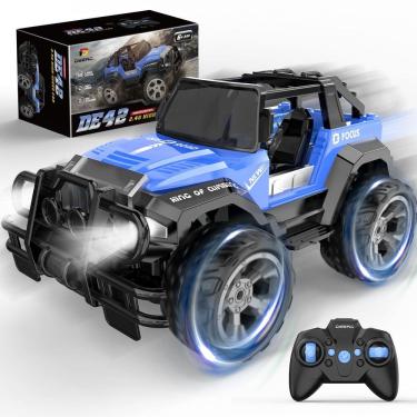 Imagem de Carro de controle remoto DEERC DE42 1:18 Scale 80min Play Blue