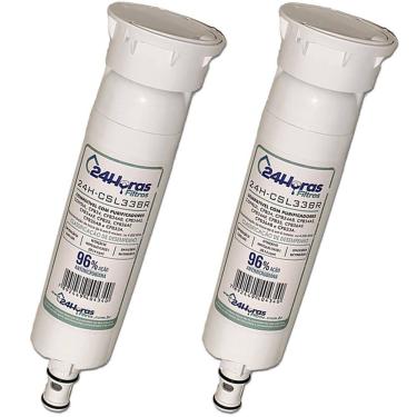 Imagem de Kit 2 Refil Filtro Consul Compatível Purificador CPB33 AB CIX07AX Tampa Branca