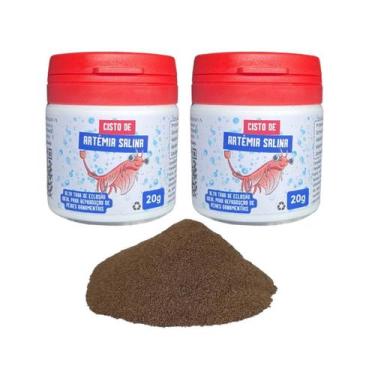 Imagem de Cisto de Artêmia Salina 40g Ovos de Artemia Betta - Hanimal