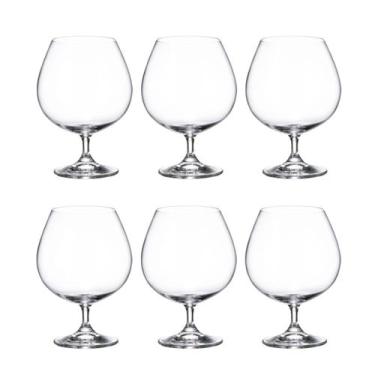 Imagem de Taça de Cristal Bohemia Para Conhaque 690 ml Colibri 6 Peças - Bohemia