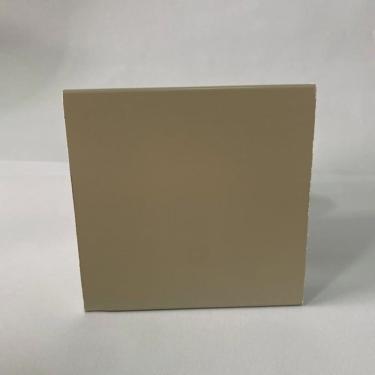 Imagem de Kit com 5 Barras Rodapé de Poliestireno 10cm X 15mm Frisado Color 12m Caqui