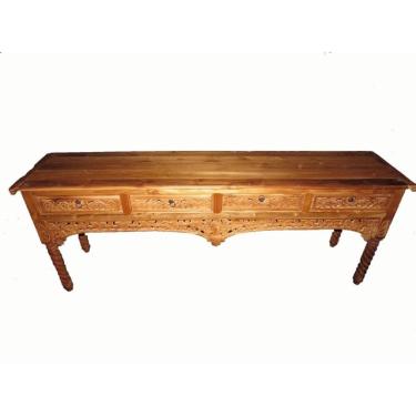 Imagem de Aparador 2mt Madeira Maciça Balines Entalhes Formosa