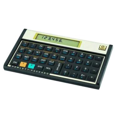 Imagem de Calculadora Hp 12C Gold Dourada C/Manual Português